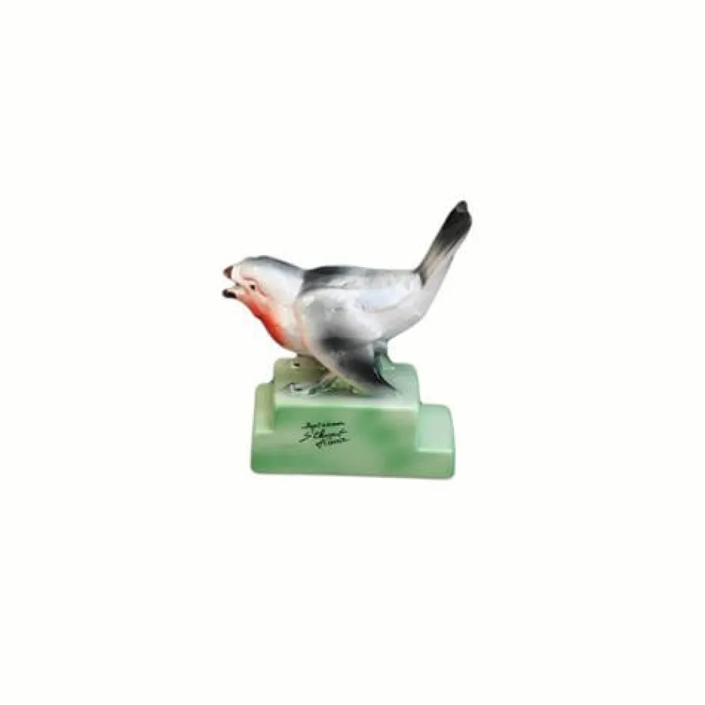 Vessière Cristaux Lunéville|Oiseau faïence barbotine