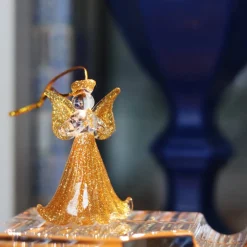 Vessière Cristaux Décoration|Ornements Cristal|Ornement Angelot de Noël