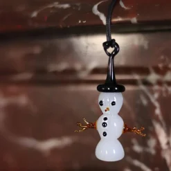 Vessière Cristaux Décoration|Ornements Cristal|Ornement Bonhomme de neige verre