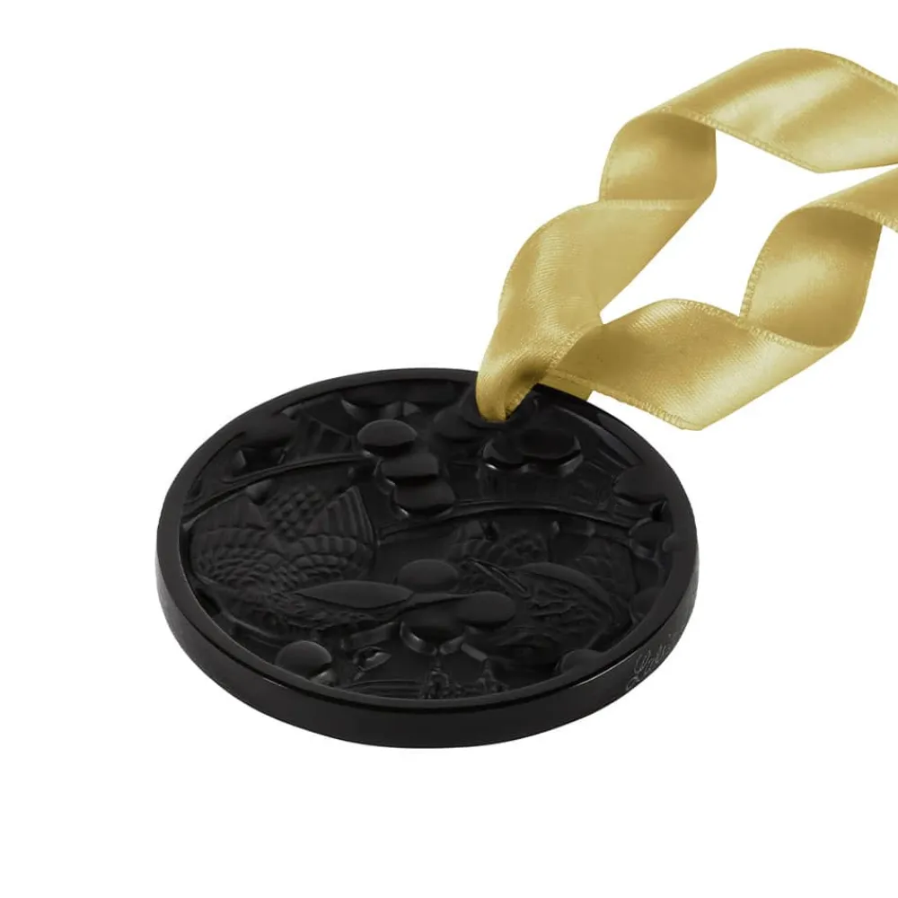 Vessière Cristaux Sculptures Et Figurines|Ornements Cristal|Ornement de noël 2021, merles et raisins lalique