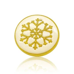 Vessière Cristaux Ornements Cristal|Décorations De Noël|Ornement Flocon de Noël Émaux de Longwy