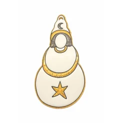 Vessière Cristaux Ornements Cristal|Décorations De Noël|Ornement Noël Bonhomme de Neige Boggio Émaux de Longwy