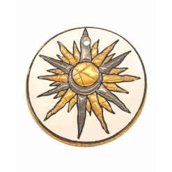Vessière Cristaux Décorations De Noël|Ornements Cristal|Ornement Noël Soleil Lunaire Boggio Émaux de Longwy