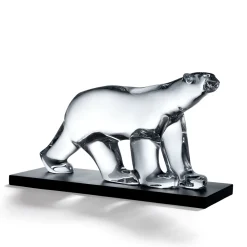 Vessière Cristaux Décoration|Bestiaire|Ours pompon cristal clair baccarat