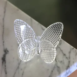 Vessière Cristaux Bestiaire|Animaux Cristal|Papillon diamant Baccarat