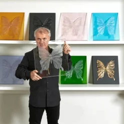 Vessière Cristaux Sculptures Et Figurines|Sculptures Cristal|Papillon eternal Beauty Damien Hirst & Lalique 2015