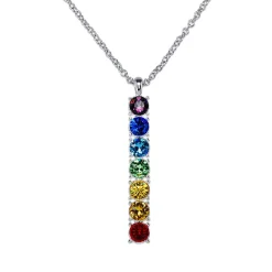Vessière Cristaux Pendentifs Cristal|Pendentifs|Pendentif 7 chakras swarovski®