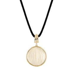 Vessière Cristaux Pendentifs Cristal|Pendentifs|Pendentif cabochon vibrante lalique