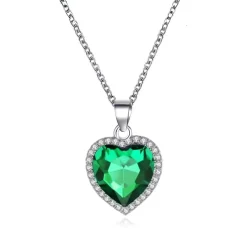 Vessière Cristaux Pendentifs Cristal|Pendentifs|Pendentif cœur Titanic cristal
