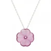 Vessière Cristaux Pendentifs Cristal|Pendentifs|Pendentif fleur fuchsia lalique
