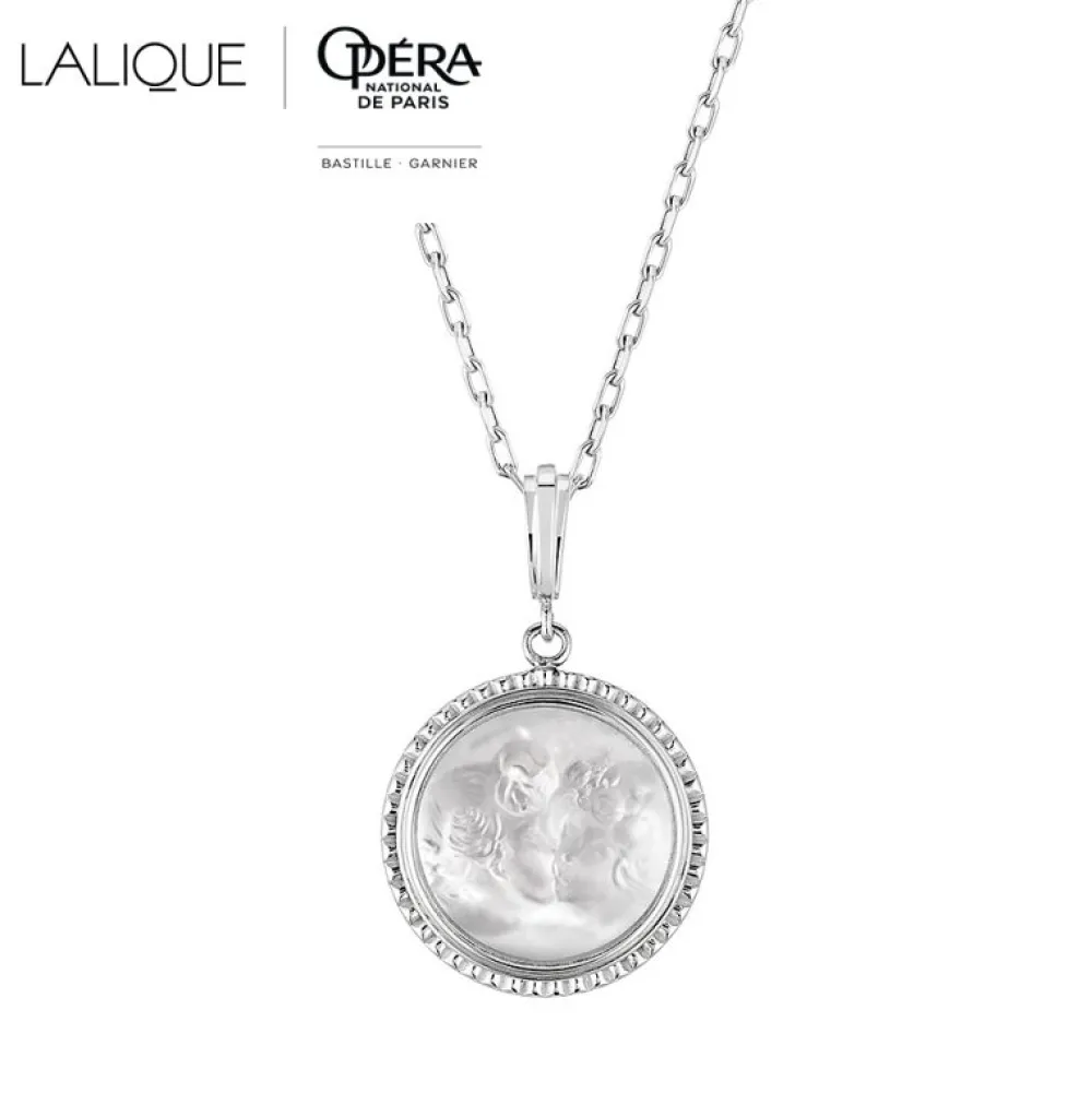 Vessière Cristaux Bijoux|Pendentifs Cristal|Pendentif le baiser lalique