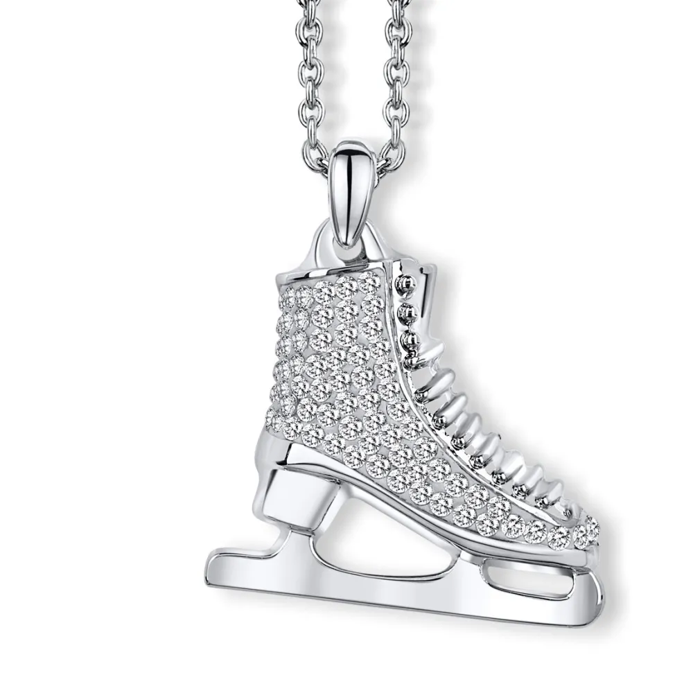 Vessière Cristaux Pendentifs Cristal|Pendentifs|Pendentif patins cristaux swarovski®