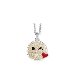 Vessière Cristaux Pendentifs Cristal|Pendentifs|Pendentif smiley « je t’aime » cristaux swarovski®