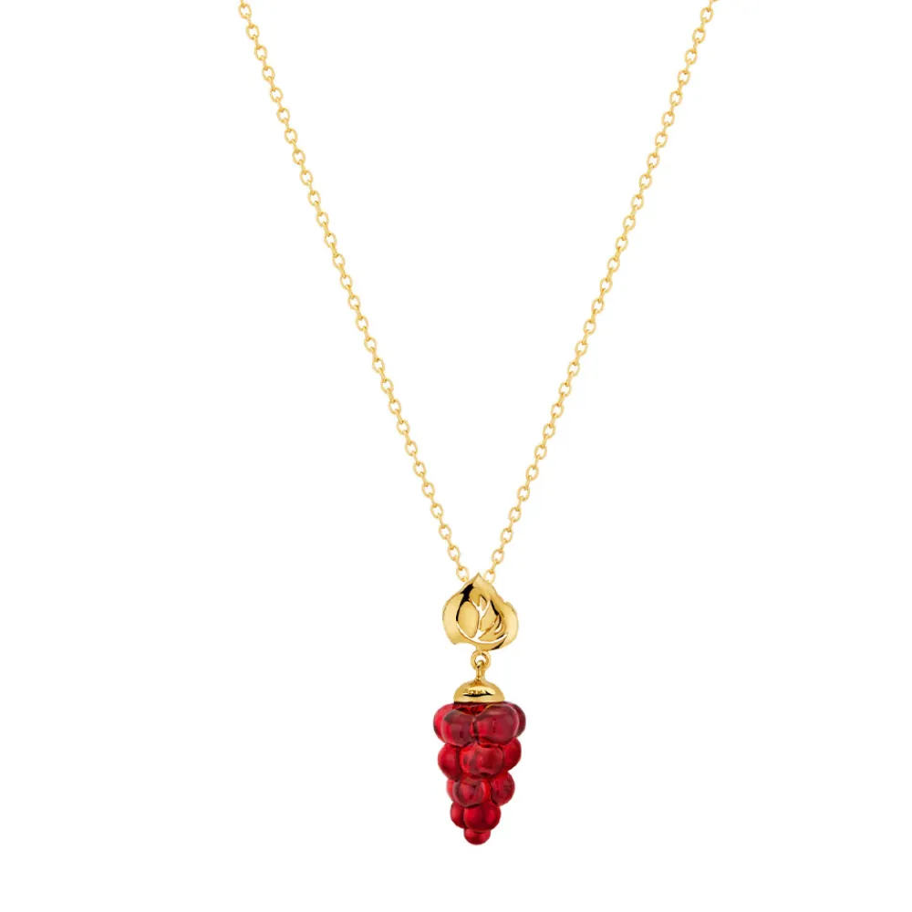 Vessière Cristaux Bijoux|Pendentifs Cristal|Pendentif vigne lalique