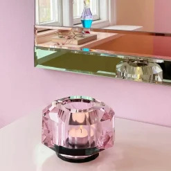 Vessière Cristaux Bougeoir|Coupes, Coupelles Et Photophores|Photophore Texas Supreme rose Reflections Copenhagen