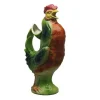 Vessière Cristaux Lunéville|Pichet coq faïence barbotine