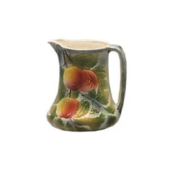 Vessière Cristaux Lunéville|Pichet pommes barbotine