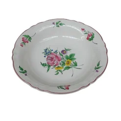 Vessière Cristaux Lunéville|Plat creux reverbere