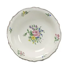 Vessière Cristaux Lunéville|Plat creux reverbere