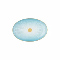 Vessière Cristaux Art De La Table|Assiette Céramique|Plat ovale porcelaine 23 cm Aura Raynaud