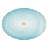 Vessière Cristaux Art De La Table|Assiette Céramique|Plat ovale porcelaine 36 cm Aura Raynaud