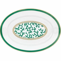 Vessière Cristaux Art De La Table|Assiette Céramique|Plat porcelaine ovale 41 cm cristobal Raynaud