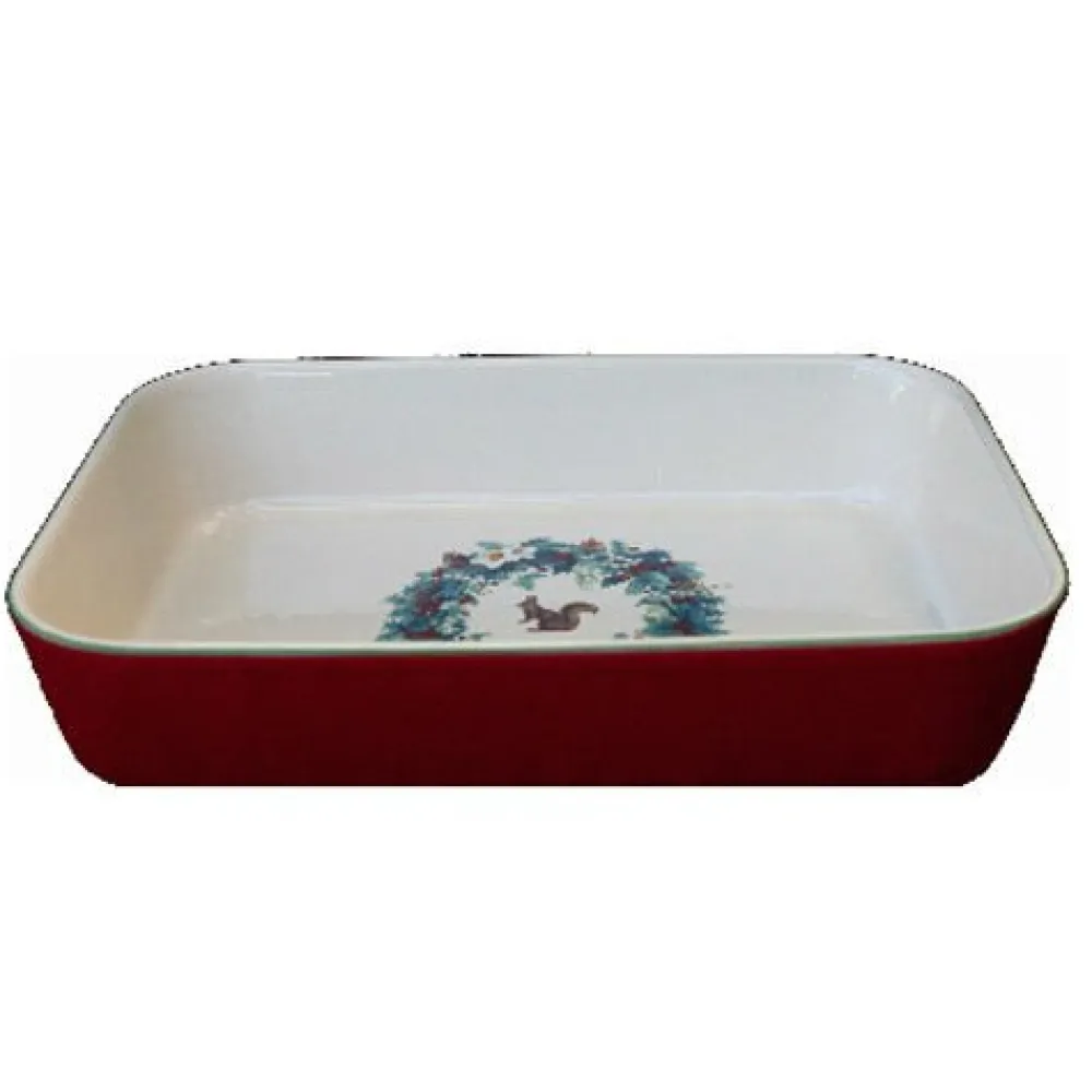 Vessière Cristaux Lunéville|Plat rectangle gratin