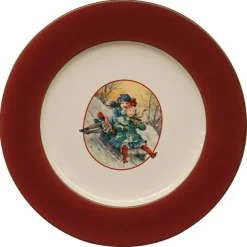 Vessière Cristaux Lunéville|Plat saint petersbourg