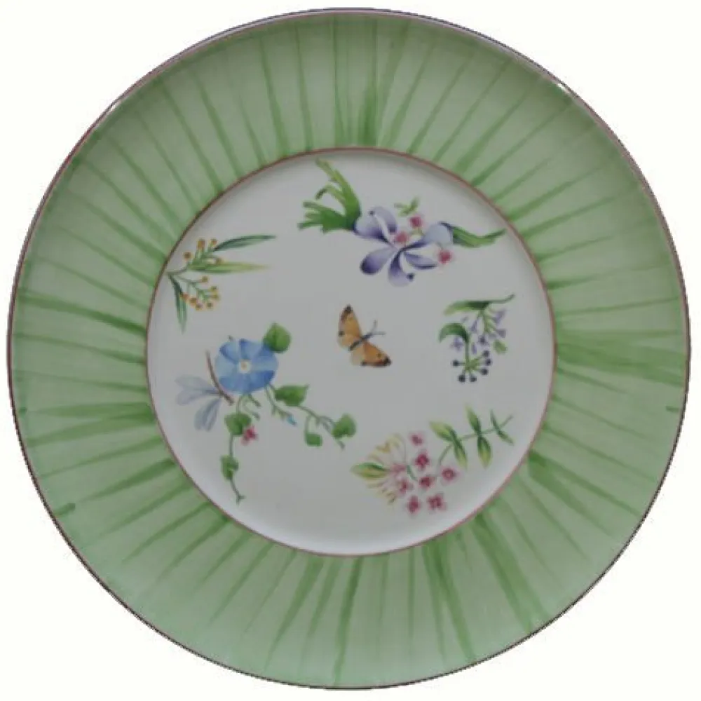 Vessière Cristaux Lunéville|Plat vent de fleurs lunéville