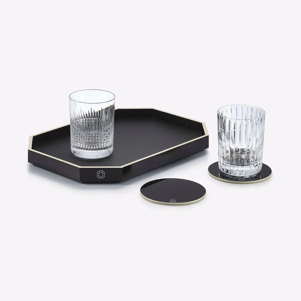 Vessière Cristaux Art De La Table|Accessoires Table Cristal|Plateau octogone Baccarat