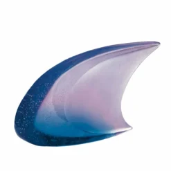 Vessière Cristaux Editions D’Art|Éditions D’Art Cristal|Poisson bleu mauve gm daum 375 ex