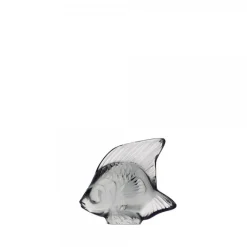 Vessière Cristaux Sculptures Et Figurines|Bestiaire|Poisson gris lalique
