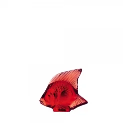 Vessière Cristaux Bestiaire|Animaux Cristal|Poisson rouge lalique