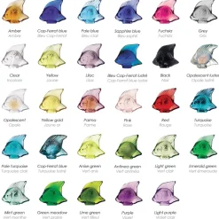 Vessière Cristaux Bestiaire|Animaux Cristal|Poisson rouge lalique