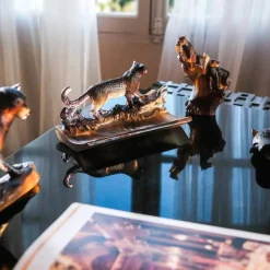 Vessière Cristaux Bestiaire|Animaux Cristal|Porte-crayons léopard daum