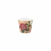 Vessière Cristaux Photophore & Bougie|Pot à bougie porcelaine 8 cm Rhododendron Trésor Raynaud