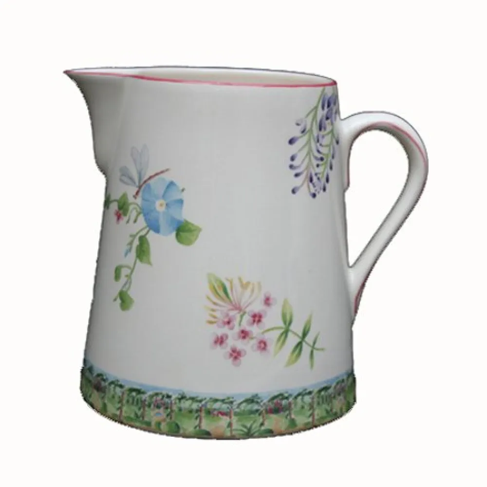 Vessière Cristaux Lunéville|Pot conique vent de fleurs