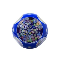 Vessière Cristaux Décoration|Sulfures Cristal|Presse-papier cristal millefiori