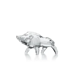 Vessière Cristaux Bestiaire|Animaux Cristal|Sanglier clair baccarat