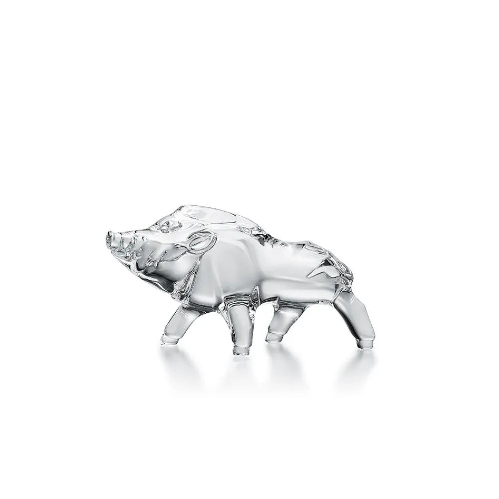 Vessière Cristaux Bestiaire|Animaux Cristal|Sanglier clair baccarat