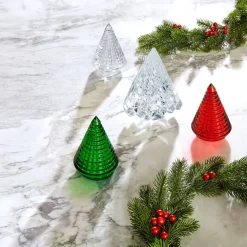 Vessière Cristaux Décoration|Sculptures Cristal|Sapin noël Eye baccarat 2022