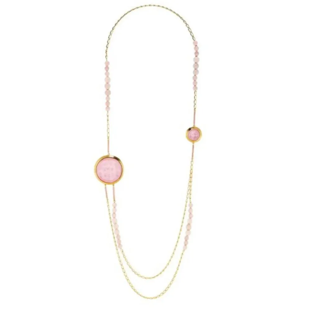 Vessière Cristaux Bijoux|Pendentifs Cristal|Sautoir aréthuse rond Lalique