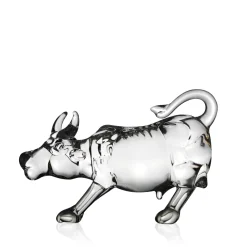 Vessière Cristaux Bestiaire|Animaux Cristal|Sculpture buffle cristal zodiaque chinois