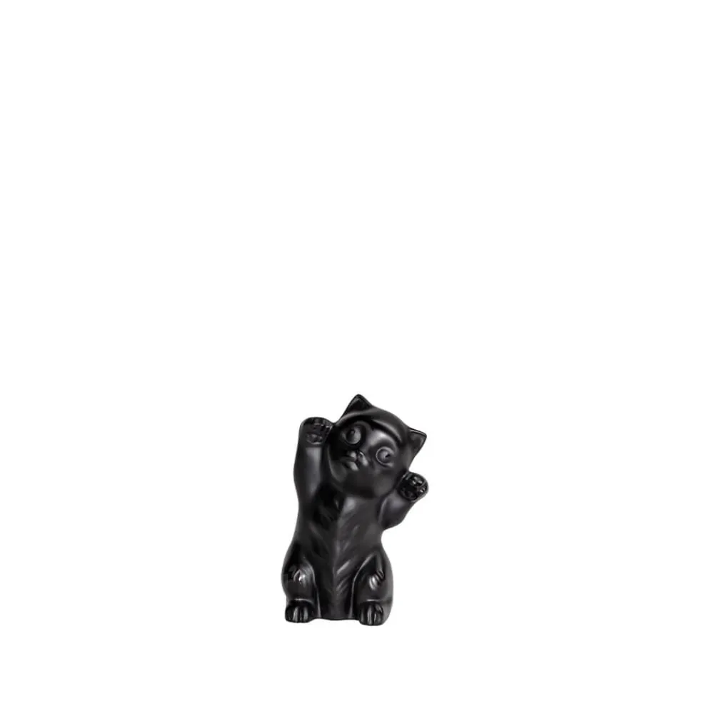 Vessière Cristaux Sculptures Et Figurines|Bestiaire|Sculpture chaton lalique