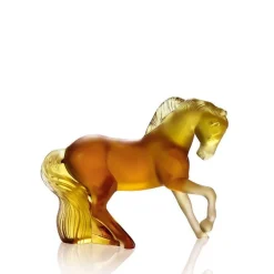 Vessière Cristaux Sculptures Et Figurines|Bestiaire|Sculpture cheval mistral lalique