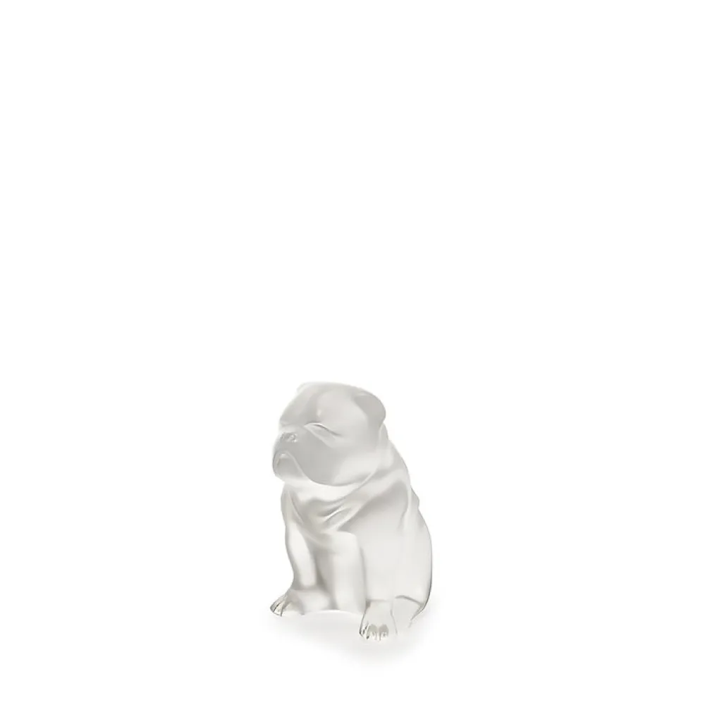 Vessière Cristaux Sculptures Et Figurines|Bestiaire|Sculpture chien bulldog lalique