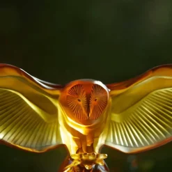 Vessière Cristaux Sculptures Et Figurines|Bestiaire|Sculpture chouette effraie Lalique