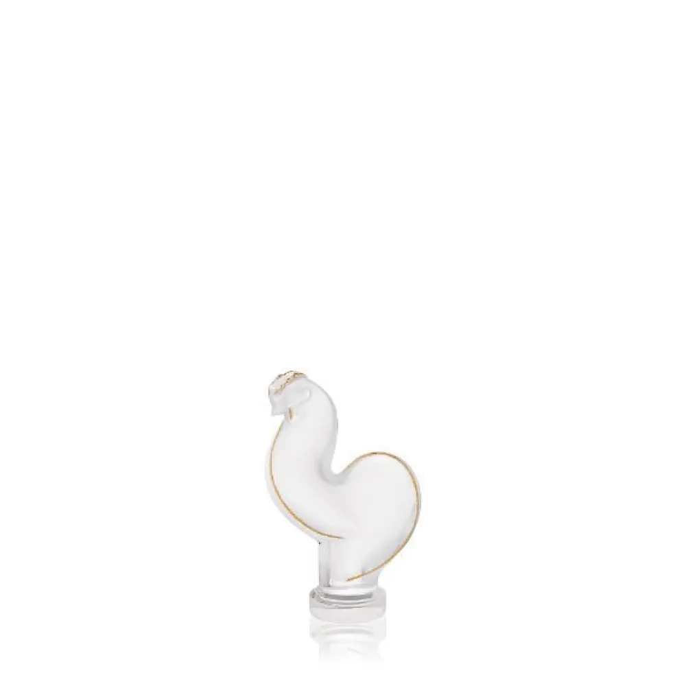 Vessière Cristaux Bestiaire|Animaux Cristal|Sculpture coq lalique