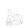 Vessière Cristaux Bestiaire|Animaux Cristal|Sculpture cygne tête haute lalique