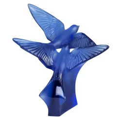 Vessière Cristaux Sculptures Et Figurines|Bestiaire|Sculpture deux hirondelles lalique